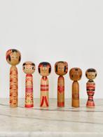 Beeldje - A set of Twelve vintage Japanese Kokeshi dolls