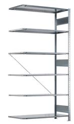 Meta Clip Legbordstelling 250x130x60 cm 6 legborden, Zakelijke goederen, Kantoor en Winkelinrichting | Magazijn, Stelling en Opslag