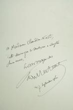 Signé; Pierre-Yves Trémois / Henry de Montherlant -, Antiek en Kunst