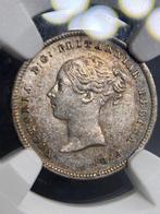 Verenigd Koninkrijk. Victoria. 4 Pence Maundy 1844 NGC AU58, Postzegels en Munten