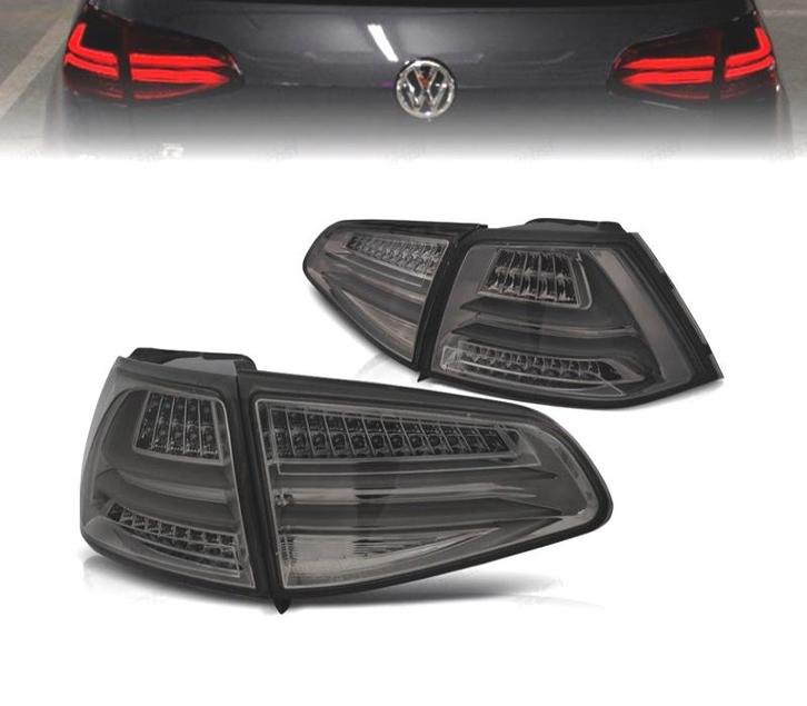 FEUX ARRIÈRE POUR VOLKSWAGEN VW GOLF 7 12-17 LIGHTBAR FOND C, Auto-onderdelen, Verlichting, Verzenden