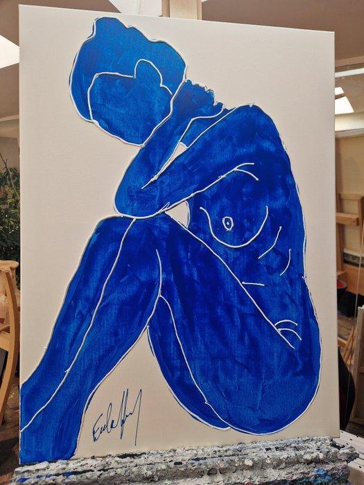 Henry Escobar - la douceur (attention sur fond blanc ), Antiek en Kunst, Kunst | Designobjecten