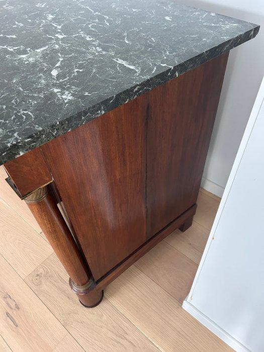 Ladekast - Mahonie, Marmer - Meubels in Empire-stijl, Antiek en Kunst, Antiek | Overige Antiek