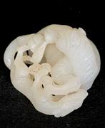 Grote jade-beeldhouwwerken - Nefriet Jade - China - 20e eeuw