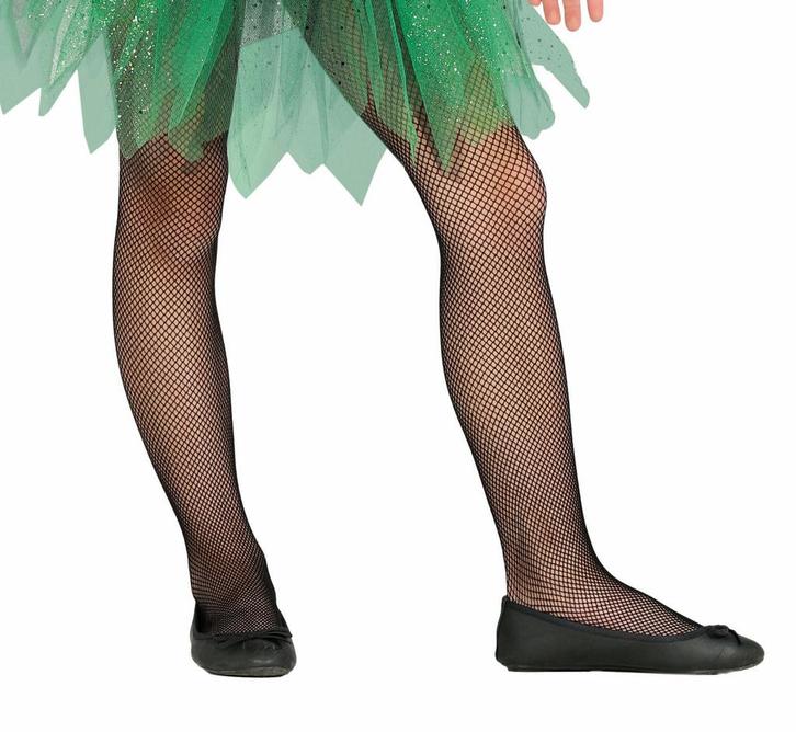 Zwarte Legging Visnet Kind, Hobby en Vrije tijd, Feestartikelen, Nieuw, Verzenden