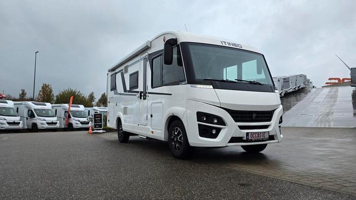 Itineo CJ 660 slechts 17409 km en hef- en twinbedden 20923, Caravans en Kamperen, Mobilhomes, Cassettetoilet, Handgeschakeld, L-zit