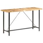 vidaXL Table de bar 180x70x107 cm Bois de manguier brut, Maison & Meubles, Verzenden, Neuf