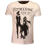 Fleetwood Mac Rumours Black on White T-Shirt - Officiële, Nieuw