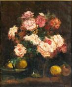 Alfred T. Bastien (1873-1955) - Fleurs au vase, Antiek en Kunst