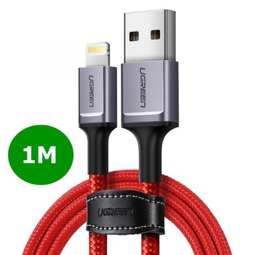 UGREEN MFi Certified Lightning naar USB 2.0 A kabel 1 Met..., Télécoms, Télécommunications Autre, Envoi