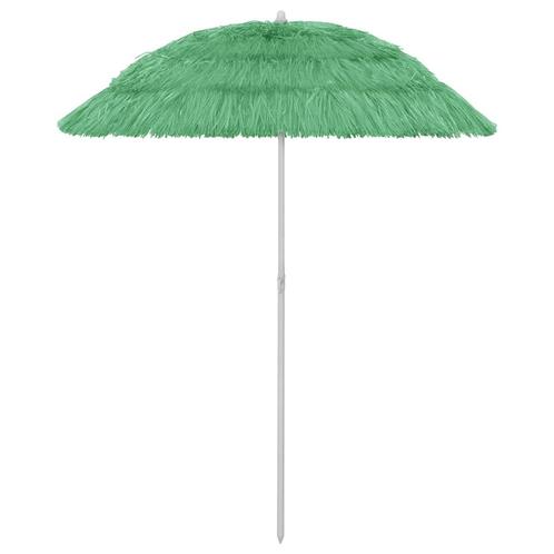 vidaXL Parasol de plage Hawaii Vert 180 cm, Jardin & Terrasse, Parasols, Neuf, Envoi