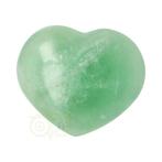 Groene Fluoriet hart Nr 22 - 129  gram, Bijoux, Sacs & Beauté, Verzenden
