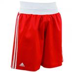 Adidas Amateur Boksbroek Vechtsportbroek Rood Wit, Kleding | Heren, Sportkleding, Verzenden, Vechtsport, Adidas, Rood