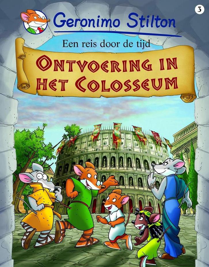 Ontvoering in het colosseum / Stilton strip 3 / Een reis, Boeken, Kinderboeken | Jeugd | onder 10 jaar, Zo goed als nieuw, Verzenden