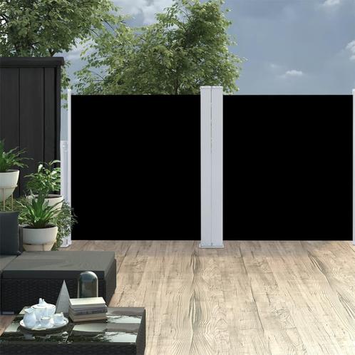 vidaXL Windscherm uittrekbaar 120x600 cm zwart, Tuin en Terras, Parasols, Nieuw, Verzenden