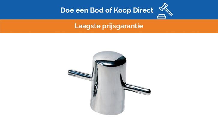 Bieden: Vetus ACHIL080Z stainless steel bollard, Watersport en Boten, Bootonderdelen, Ophalen of Verzenden