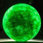 Groen neonfluoriet groene fluorietbol - Hoogte: 79 mm -