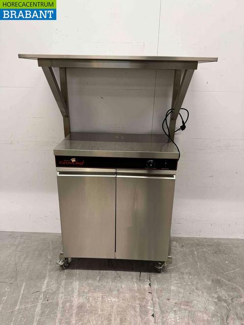 RVS CaterChef Bordenwarmer 120 borden 230V Horeca, Zakelijke goederen, Horeca | Keukenapparatuur, Ophalen of Verzenden