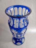 Hand-carved - Twelve Faceted Panels - Vase - Cristal -, Antiek en Kunst, Antiek | Glaswerk en Kristal