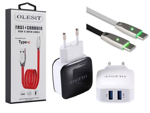 Olesit 2 poorten USB-oplader 3.1A Fast Charge Snellader  +, Telecommunicatie, Mobiele telefoons | Telefoon-opladers, Nieuw, Verzenden