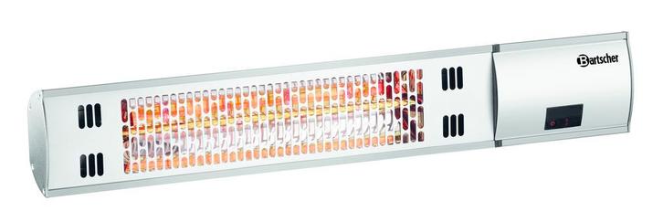 Terras-verwarmer | Aluminium | W2000 E | 2kW | Wandmontage, Zakelijke goederen, Horeca | Keukenapparatuur, Nieuw in verpakking