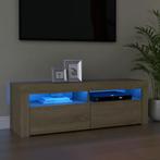 vidaXL Tv-meubel met LED-verlichting 120x35x40 cm sonoma, Huis en Inrichting, Kasten |Televisiemeubels, Verzenden, Nieuw
