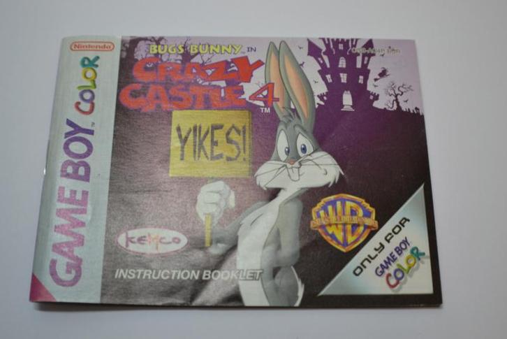 Bugs Bunny in Crazy Castle (GBC EUR MANUAL), Games en Spelcomputers, Spelcomputers | Nintendo Portables | Accessoires