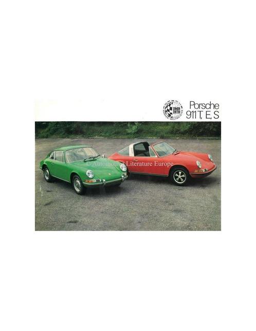 1970 PORSCHE 911 BROCHURE DUITS, Boeken, Auto's | Folders en Tijdschriften