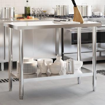 Werktafel Roestvrij Staal | OP = OP | 40% Voordeel beschikbaar voor biedingen