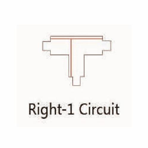 3-Fase - T-vorm - Interne connector - Rechts - Wit, Maison & Meubles, Lampes | Autre, Envoi