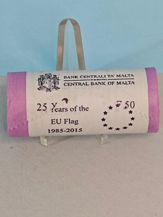 Malta. 2 Euro 2015 Bandiera Europea (25 monete) in, Postzegels en Munten, Munten | Europa | Euromunten