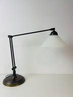 Bureaulamp - Zware industriele bureaulamp uit 1970 - Brons,