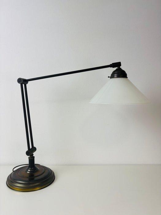 Bureaulamp - Zware industriele bureaulamp uit 1970 - Brons,, Antiek en Kunst, Curiosa en Brocante