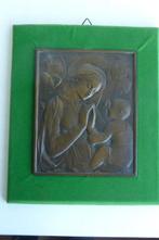 Plaque en Bronze - Marie avec lEnfant (1) - Bronze, Antiek en Kunst