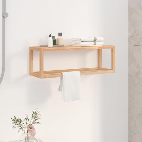 vidaXL Handdoekenrek 60x20x20 cm massief walnotenhout, Huis en Inrichting, Badkamer | Badtextiel en Accessoires, Nieuw, Verzenden