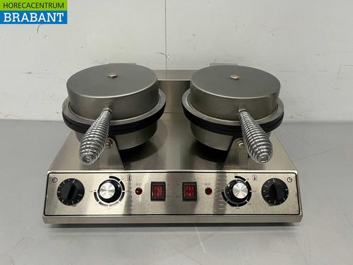 Gaufrier double en acier inoxydable avec minuterie sirop, Zakelijke goederen, Horeca | Overige, Verzenden