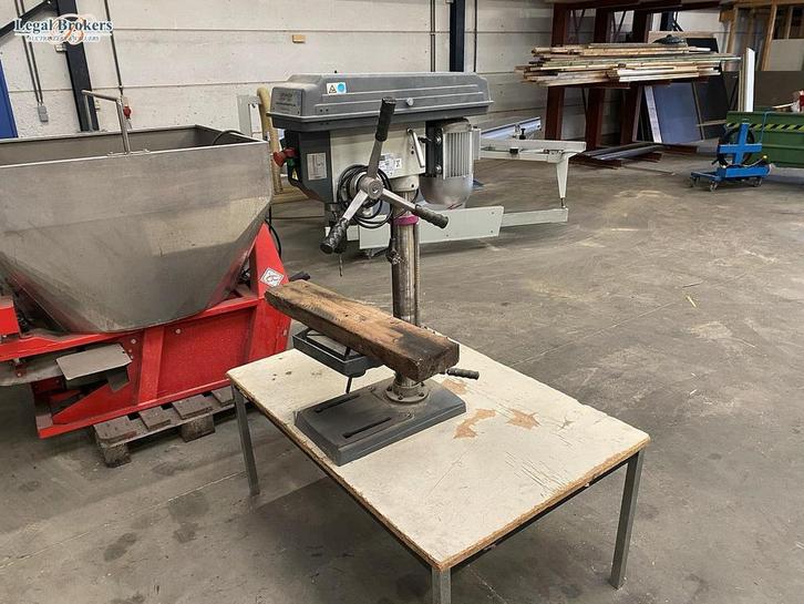 OPTIMUM Kolomboormachine + tafel, Diversen, Overige Diversen, Zo goed als nieuw, Ophalen of Verzenden