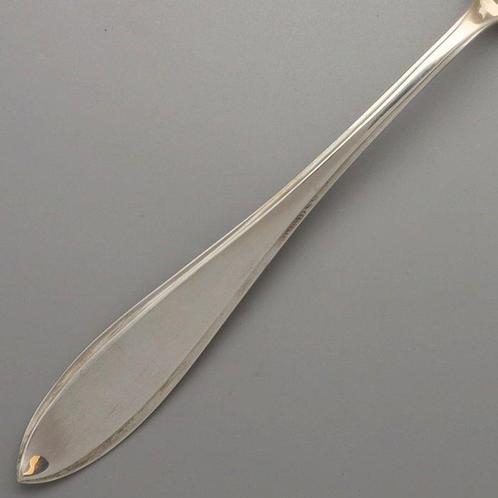 A.J. Driesen, Hollands Puntfilet - Groente serveerlepel -, Antiek en Kunst, Antiek | Zilver en Goud