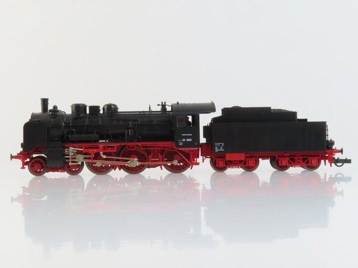 Fleischmann H0 - 4162/93 - Stoomlocomotief met tender (1) -, Hobby en Vrije tijd, Modeltreinen | H0