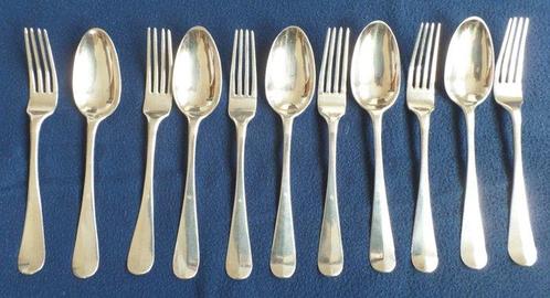 Zilversmid: Johannes Antonius Melis 1854 - 1875 - Fourchette, Antiek en Kunst, Antiek | Zilver en Goud