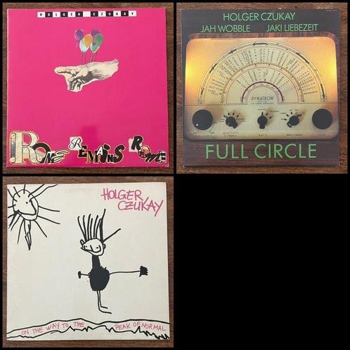 Holger Czukay - 3x albums - Rome Remains Rome / Full Circle, Cd's en Dvd's, Vinyl Singles