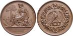 Bronze-medaille Brandenburg-Preussen Pruisen Wilhelm I 18..., Postzegels en Munten, Penningen en Medailles, Verzenden
