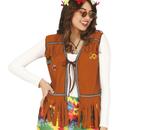 Hippie Vest M, Kleding | Dames, Carnavalskleding en Feestkleding, Verzenden, Nieuw