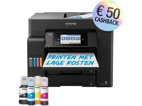 Epson EcoTank ET-5800 - All-in-One Printer - Inclusief tot 3, Computers en Software, Printers, Zo goed als nieuw, Verzenden