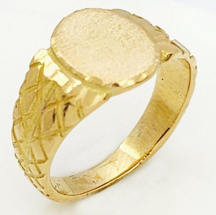 Ring - 18 karaat Geel goud, Handtassen en Accessoires, Ringen