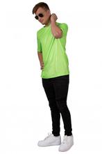 T-Shirt Neon Groen, Kleding | Heren, Carnavalskleding en Feestkleding, Nieuw, Verzenden