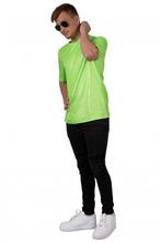 T-Shirt Neon Groen, Kleding | Heren, Carnavalskleding en Feestkleding, Verzenden, Nieuw