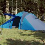 vidaXL Tente familiale à dôme 6 personnes bleu, Caravans en Kamperen, Tenten
