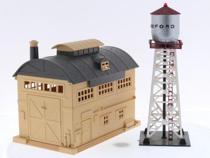 Schaal H0 set boerderij-bijgebouwen #8387 (Life-Like), Hobby en Vrije tijd, Modeltreinen | H0, Brug, Tunnel of Gebouw, Gebruikt