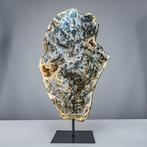 Zwarte amethist met agaat en drusé – krachtige diepte en